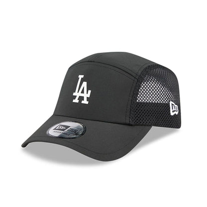 This is a LA Dodgers Polyester Black Runner Cap 1