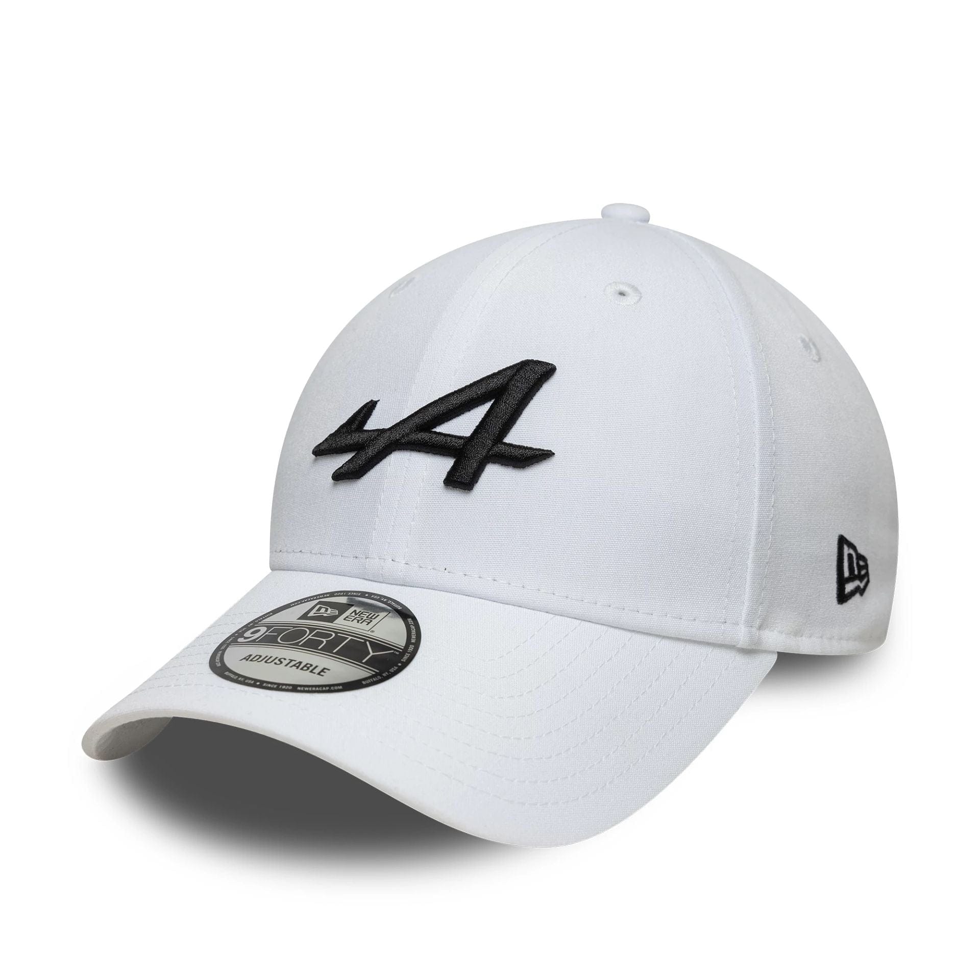 This is a Alpine Racing Essential White 9FORTY Adjustable Cap 3