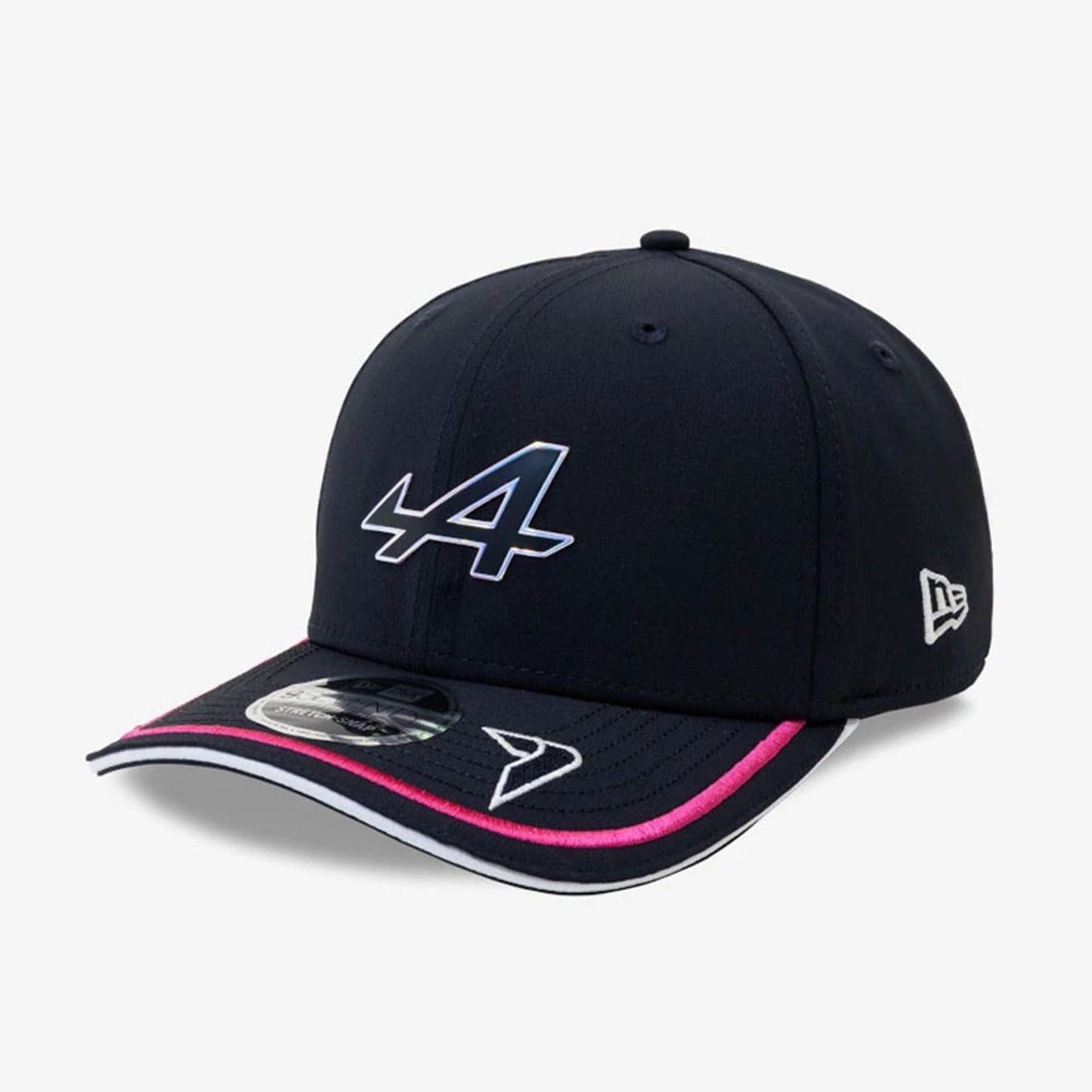 This is a Alpine Racing Replica Driver Jack Doohan Navy 9SEVENTY Stretch Snap Adjustable Cap 3