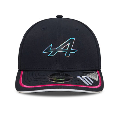 This is a Alpine Racing Youth Replica Pierre Gasly Navy 9SEVENTY Stretch Snap Adjustable Cap 2