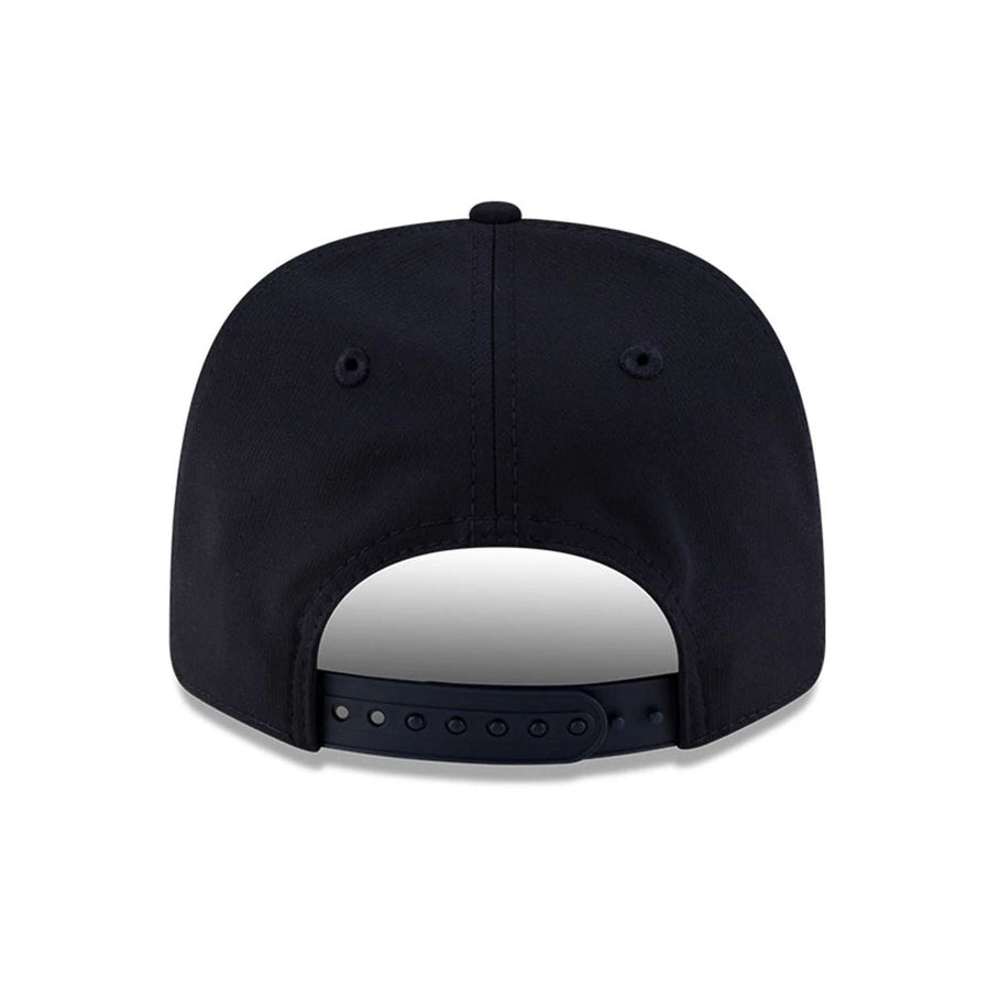 This is a Alpine Racing Academy Navy 9SEVENTY Stretch Snap Adjustable Cap 6