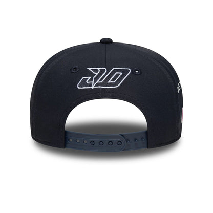 This is a Alpine Racing Youth Replica Jack Doohan Navy 9SEVENTY Stretch Snap Adjustable Cap 5