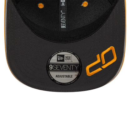 This is a McLaren Racing Replica Oscar Piastri Orange 9SEVENTY Stretch Snap Adjustable Cap 2