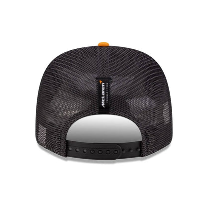 This is a McLaren Racing Replica Oscar Piastri Orange 9SEVENTY Stretch Snap Adjustable Cap 7