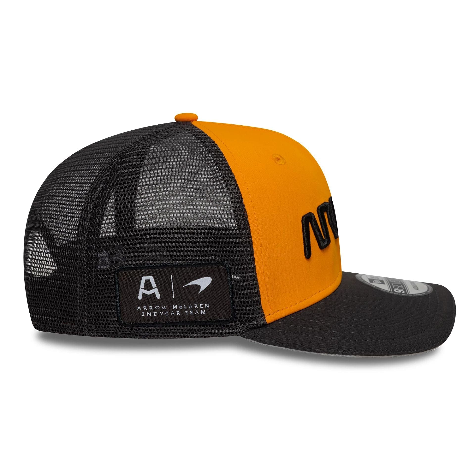 This is a Arrow McLaren Racing Team Orange 9SEVENTY Stretch Snap Adjustable Cap 4