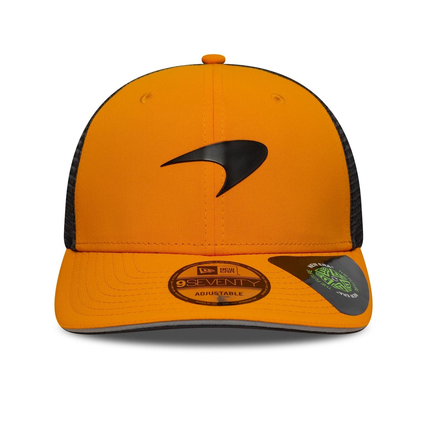 This is a McLaren Racing Team Orange 9SEVENTY Stretch Snap Adjustable Cap 3
