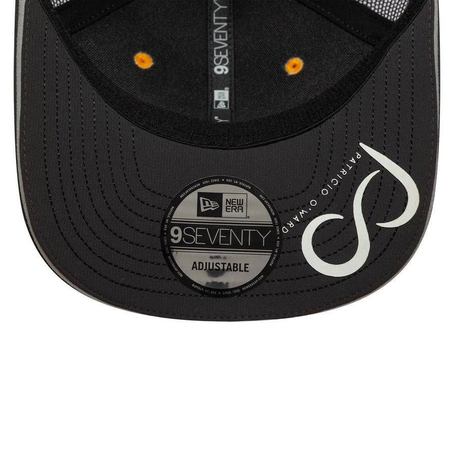 This is a Arrow McLaren Indycar Replica Team Patricio O'Ward Orange 9SEVENTY Stretch Snap Adjustable Cap 2