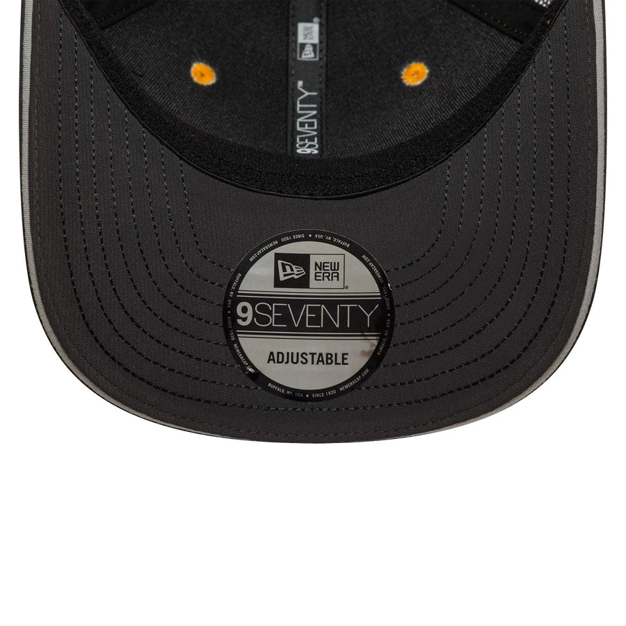 This is a Arrow McLaren Indycar Replica Team Alexander Rossi Orange 9SEVENTY Stretch Snap Adjustable Cap 6