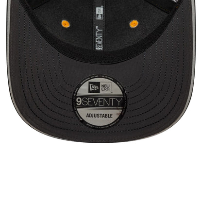 This is a Arrow McLaren Indycar Replica Team Alexander Rossi Orange 9SEVENTY Stretch Snap Adjustable Cap 6