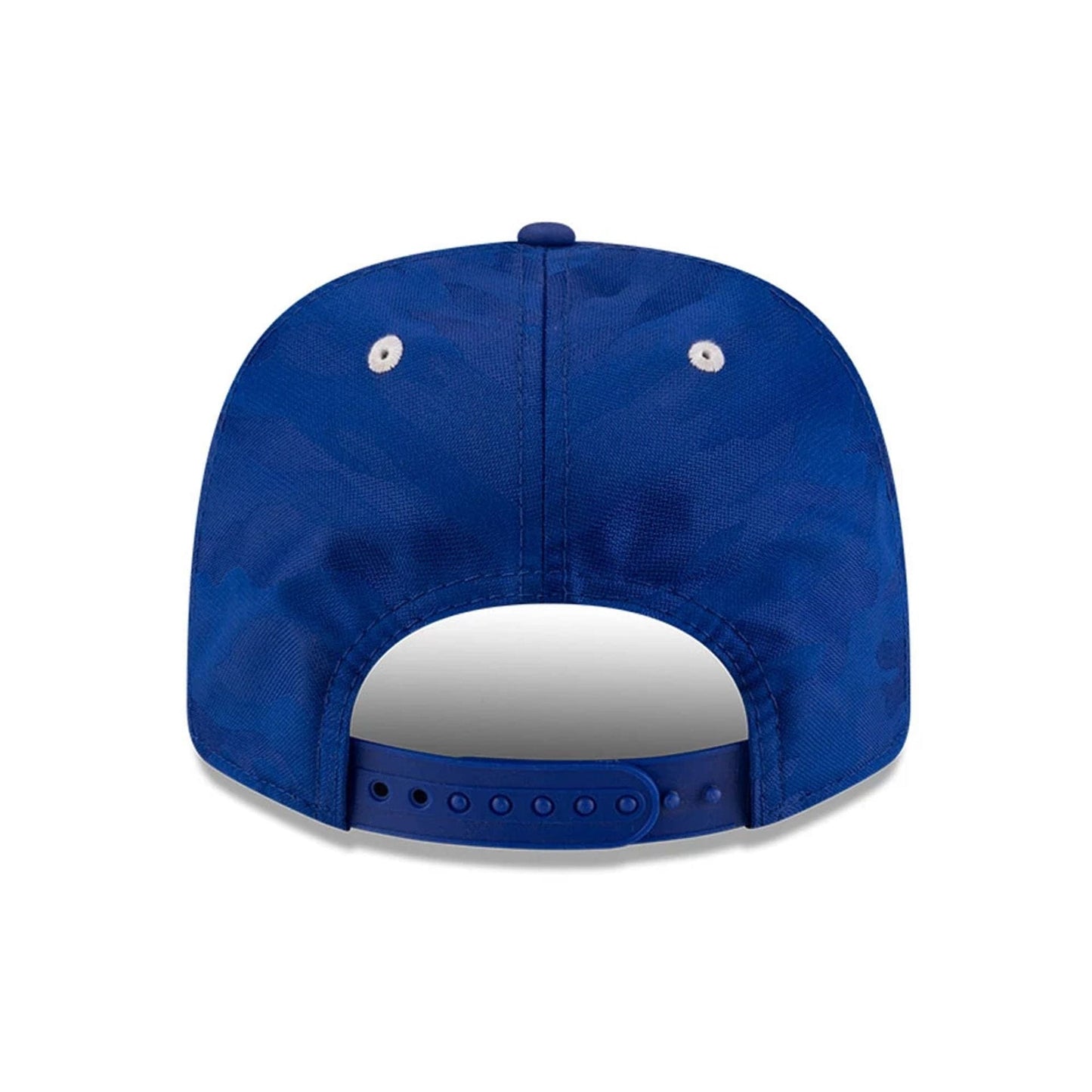 This is a MoneyGram Haas F1 Oliver Bearman Silverstone Race Special Blue 9SEVENTY Stretch Snap Adjustable Cap 6