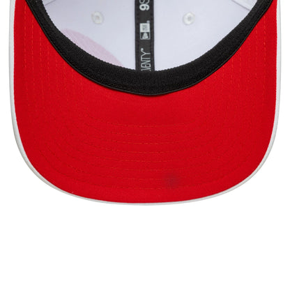 This is a Alpine Racing Japan Race Special White 9SEVENTY Stretch Snap Adjustable Cap 2