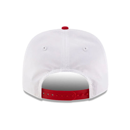 This is a Alpine Racing Japan Race Special White 9SEVENTY Stretch Snap Adjustable Cap 8