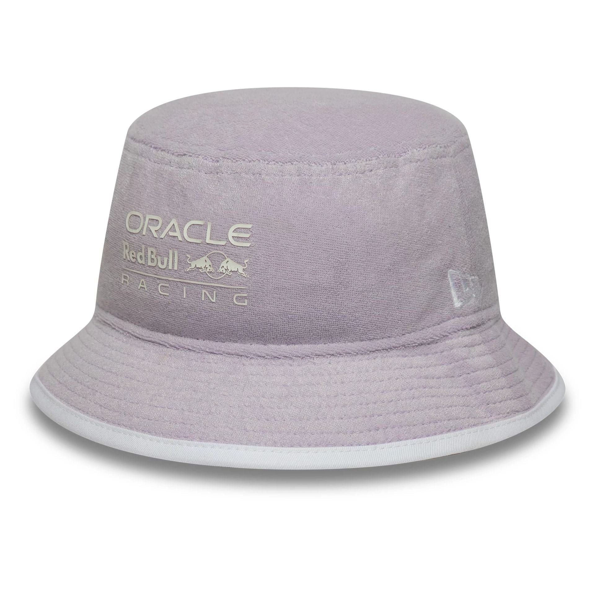 This is a Red Bull Racing Miami Race Special Pastel Purple Bucket Hat 3