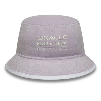 This is a Red Bull Racing Miami Race Special Pastel Purple Bucket Hat 1