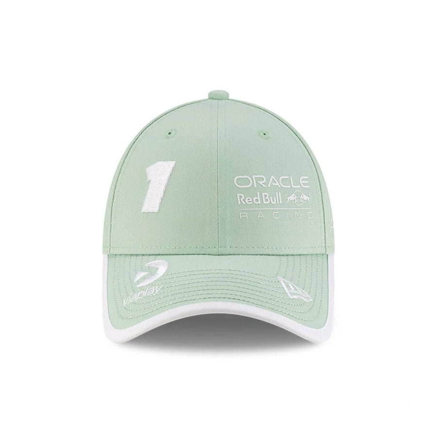 This is a Red Bull Racing Max Verstappen Miami Race Special Pastel Green 9FORTY Adjustable Cap 2