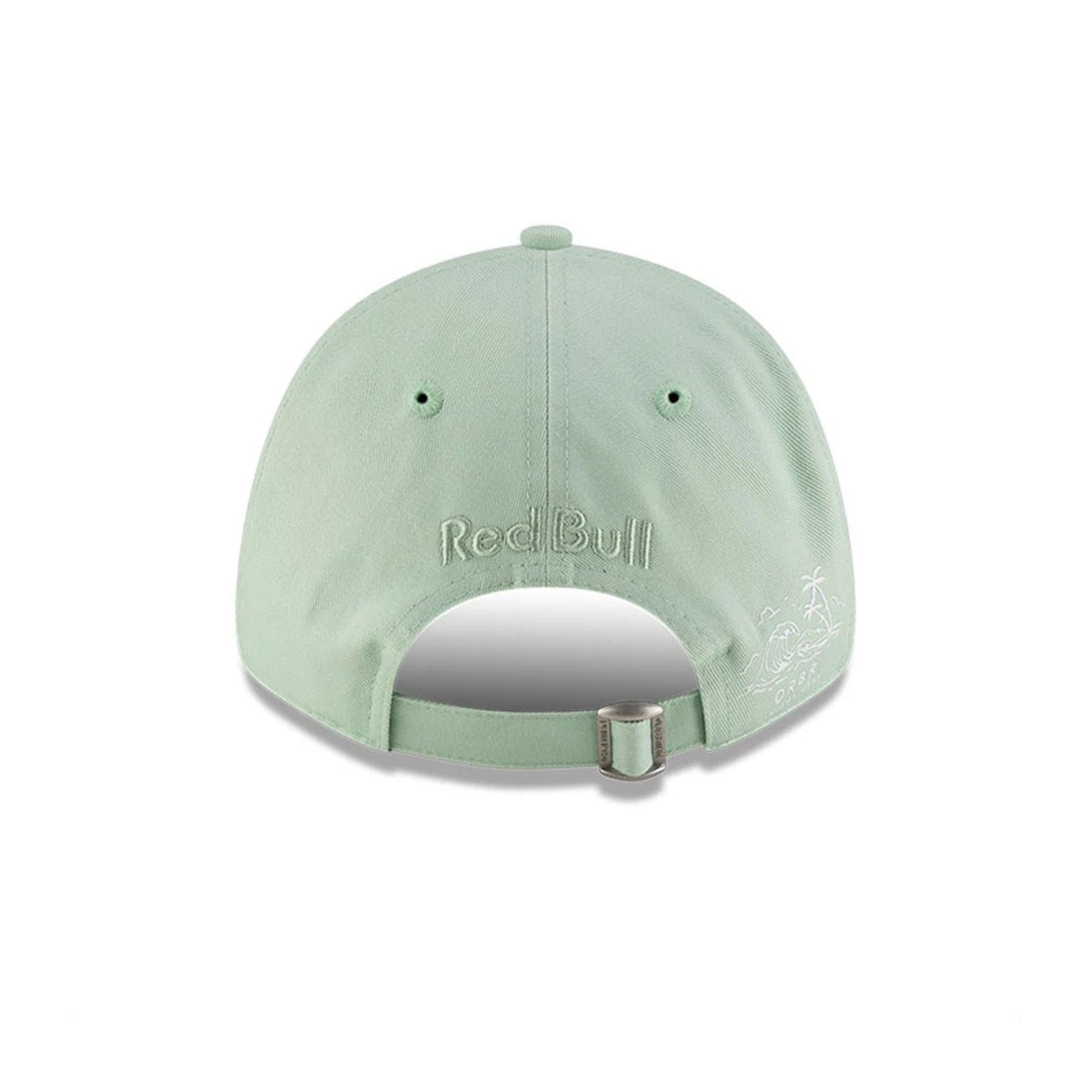 This is a Red Bull Racing Max Verstappen Miami Race Special Pastel Green 9FORTY Adjustable Cap 6