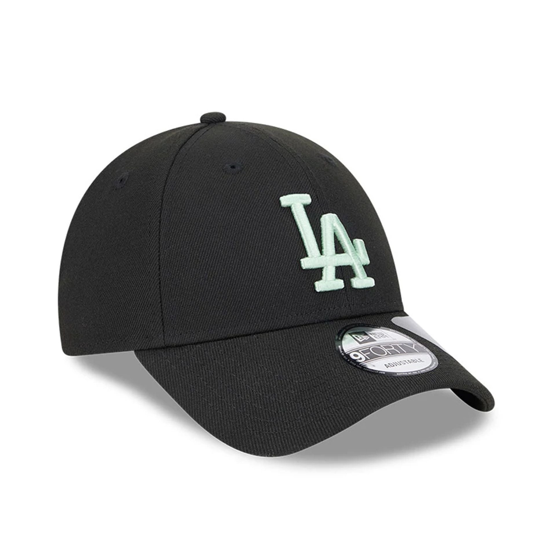 This is a LA Dodgers Repreve® MLB Peppermint Black 9FORTY Adjustable Cap 3