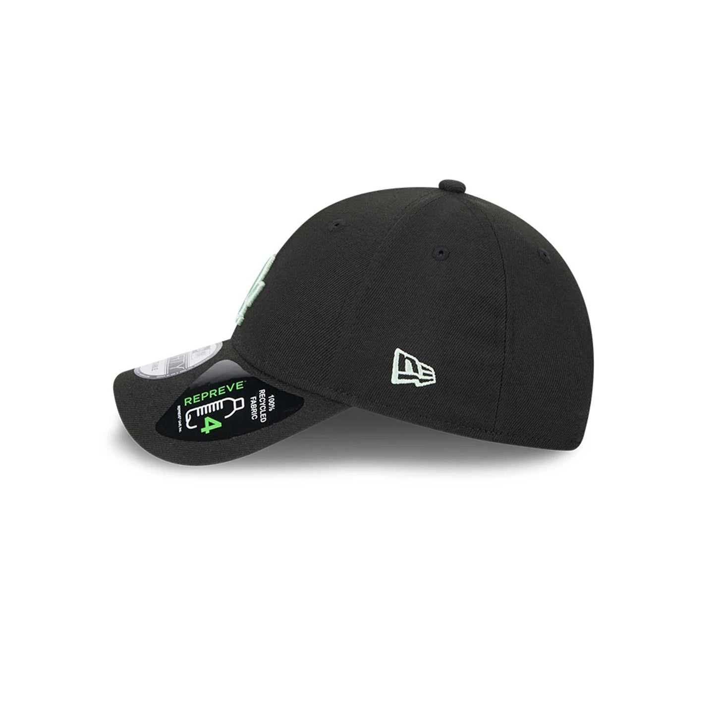 This is a LA Dodgers Repreve® MLB Peppermint Black 9FORTY Adjustable Cap 4