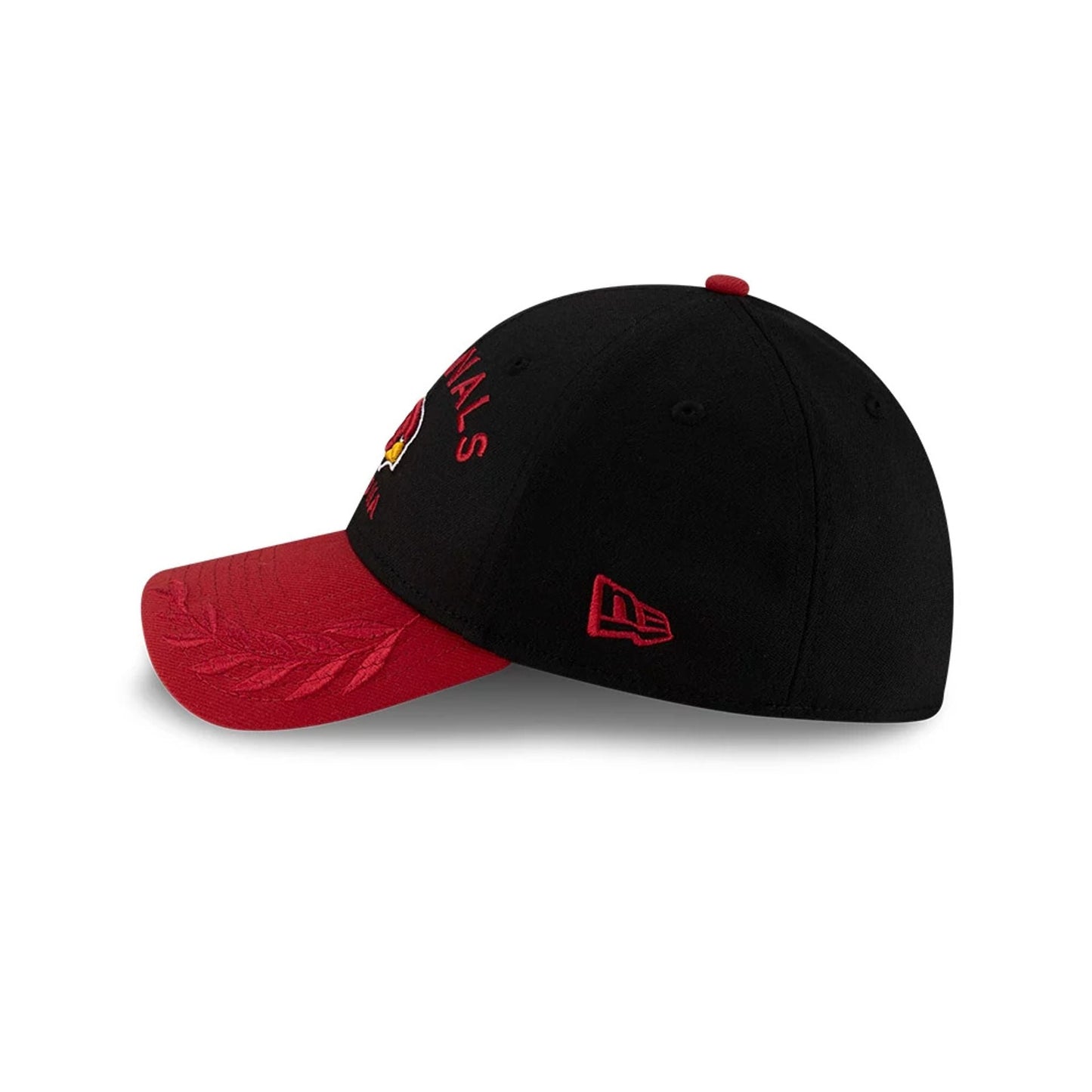 This is a Arizona Cardinals NFL Draft 2025 Black 39THIRTY Stretch Fit Cap 5