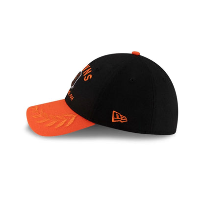 This is a Cleveland Browns NFL Draft 2025 Black 39THIRTY Stretch Fit Cap 5