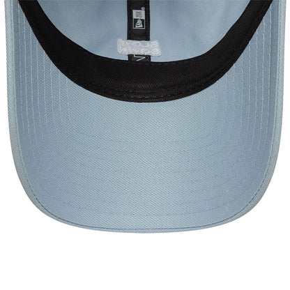 This is a New Era Slow Down Slogan Pastel Blue 9TWENTY Adjustable Cap 5