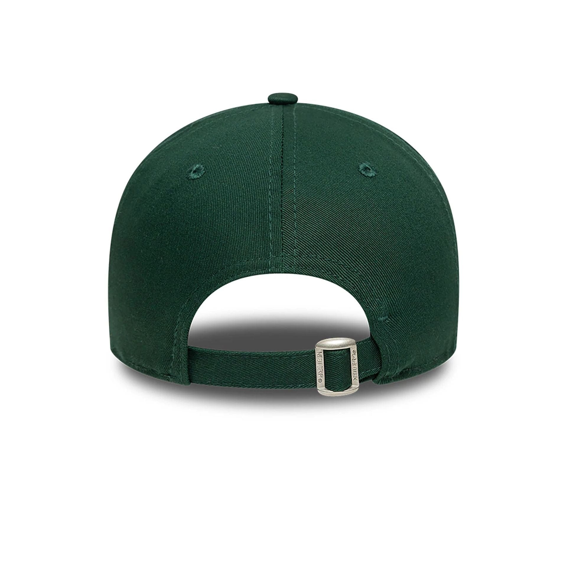 This is a New Era Overthinking Slogan Dark Green 9TWENTY Adjustable Cap 4