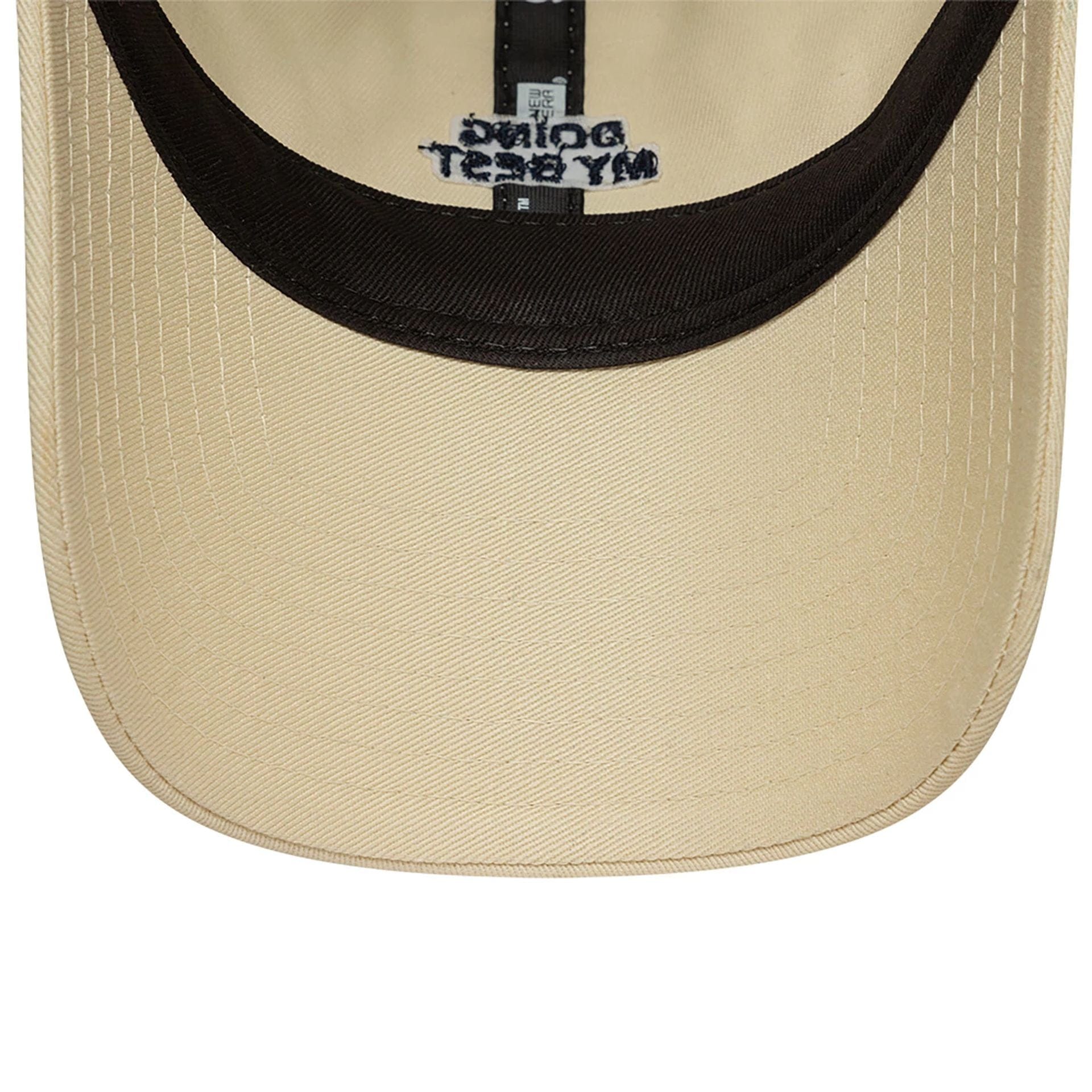 This is a New Era Doing My Best Slogan Light Beige 9TWENTY Adjustable Cap 4
