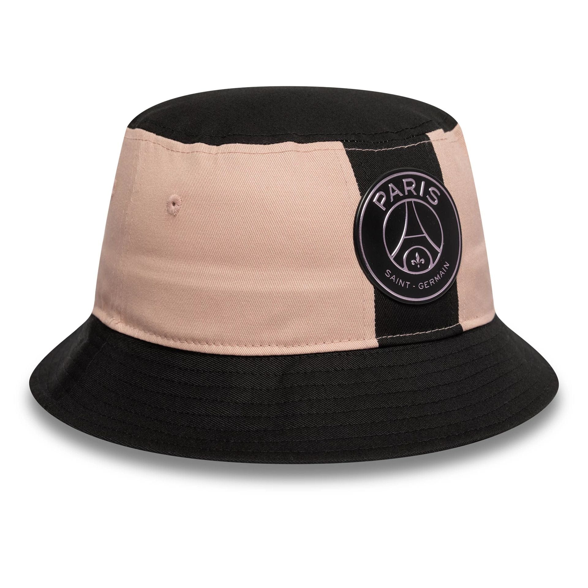 This is a Paris Saint-Germain Contrast Crown Black Bucket Hat 3