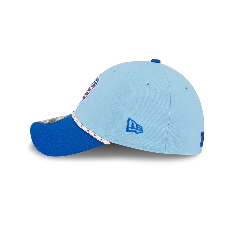 This is a Buffalo Bisons MiLB 4th Of July Blue 39THIRTY Stretch Fit Cap 5