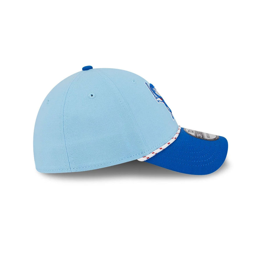This is a Buffalo Bisons MiLB 4th Of July Blue 39THIRTY Stretch Fit Cap 6