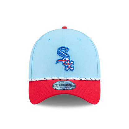 This is a Chicago White Sox MLB 4th Of July Blue 39THIRTY Stretch Fit Cap 3