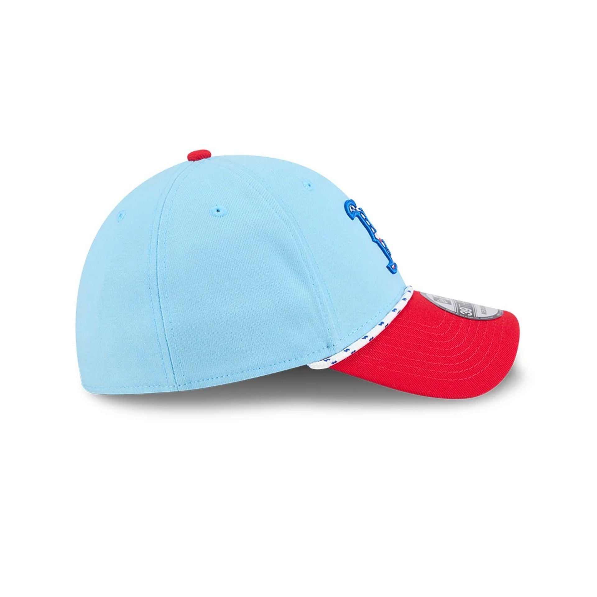 This is a Boston Red Sox MLB 4th Of July Blue 39THIRTY Stretch Fit Cap 6