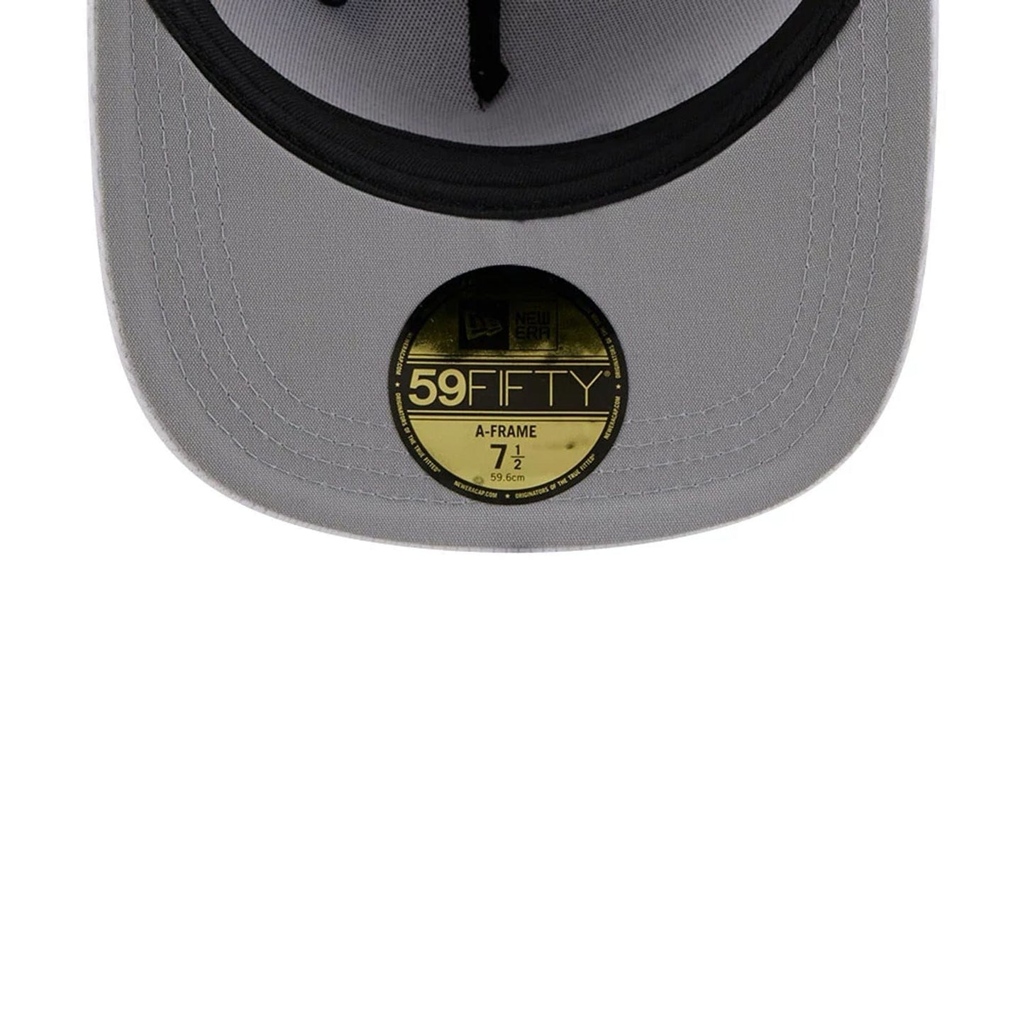 This is a PGA Ryder Cup 2025 Tuesday & Thursday White 59FIFTY A-Frame Fitted Cap 2