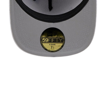 This is a PGA Ryder Cup 2025 Tuesday & Thursday White 59FIFTY A-Frame Fitted Cap 2