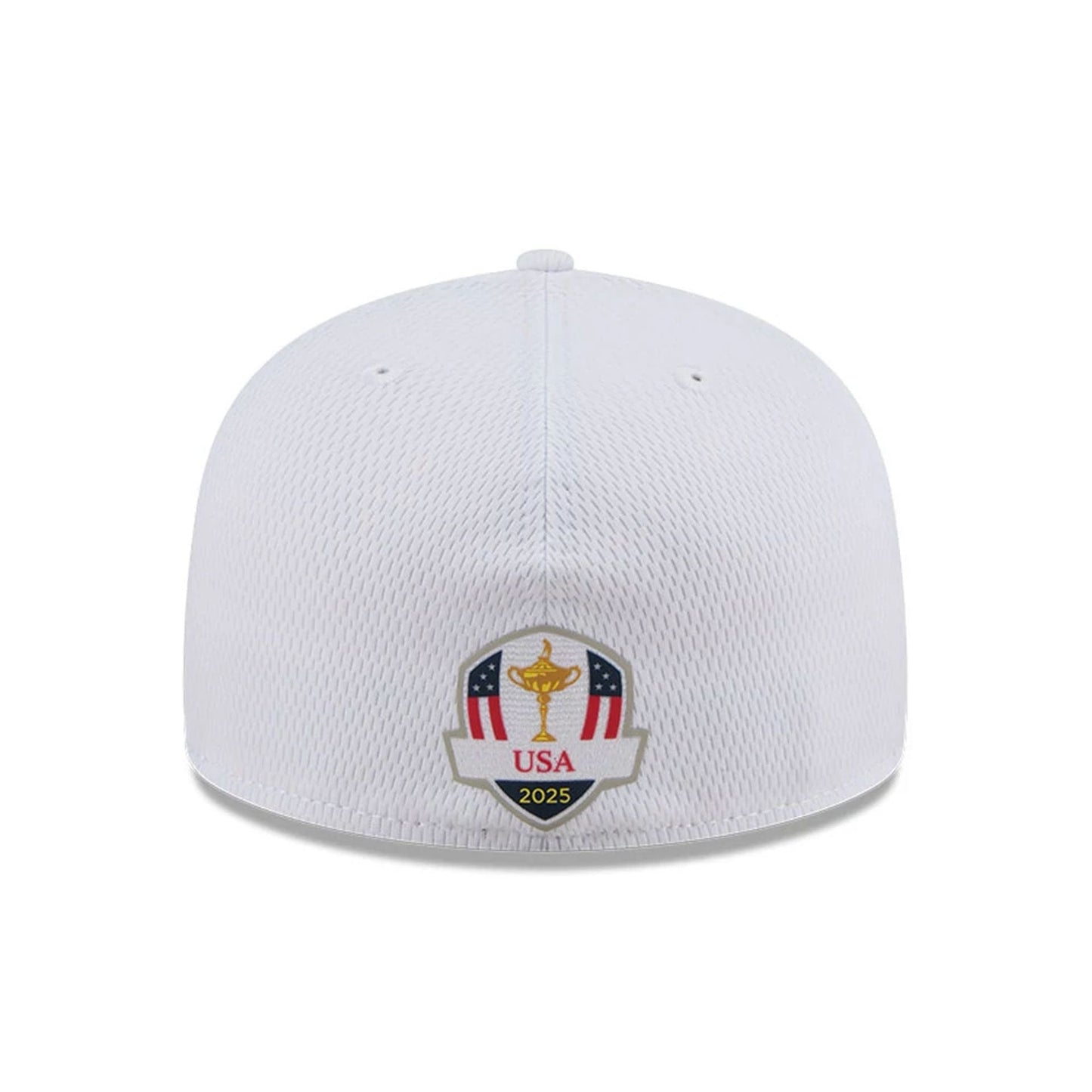 This is a PGA Ryder Cup 2025 Tuesday & Thursday White 59FIFTY A-Frame Fitted Cap 7