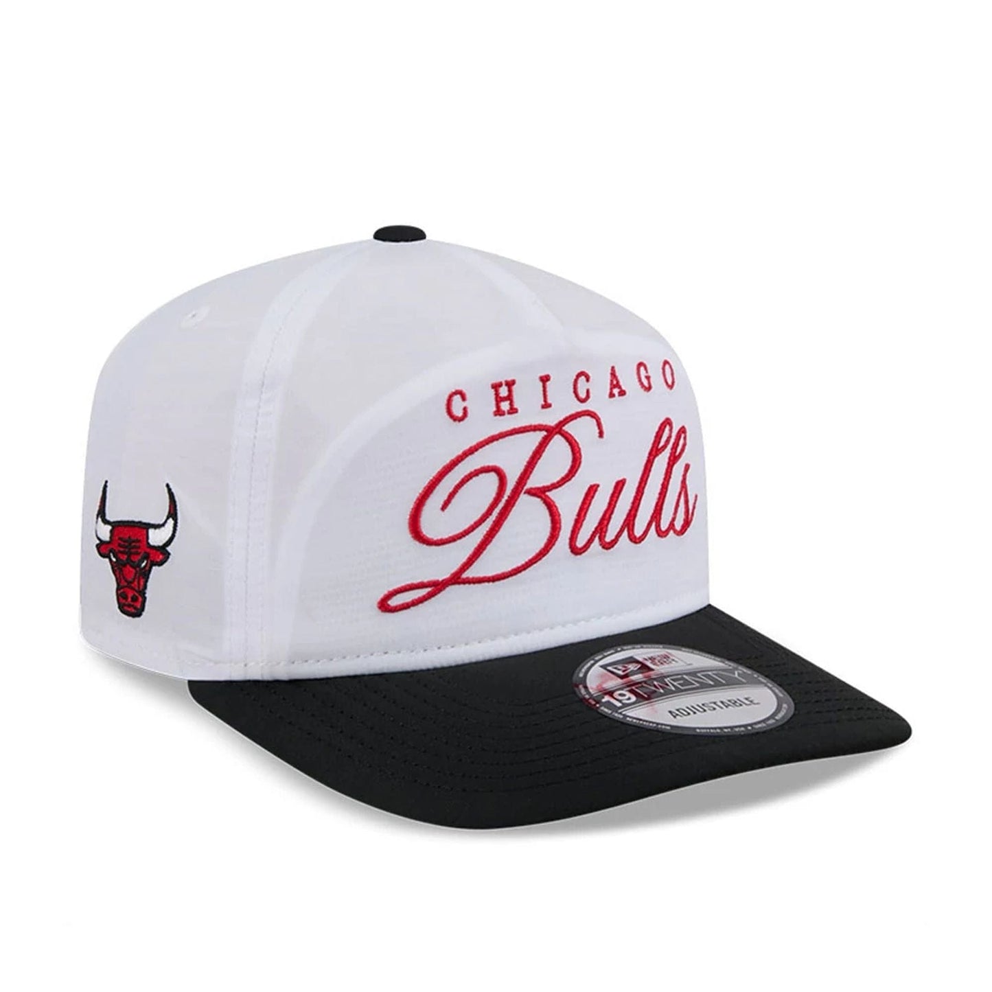 This is a Chicago Bulls NBA Draft 2025 White 19TWENTY Adjustable Cap 1