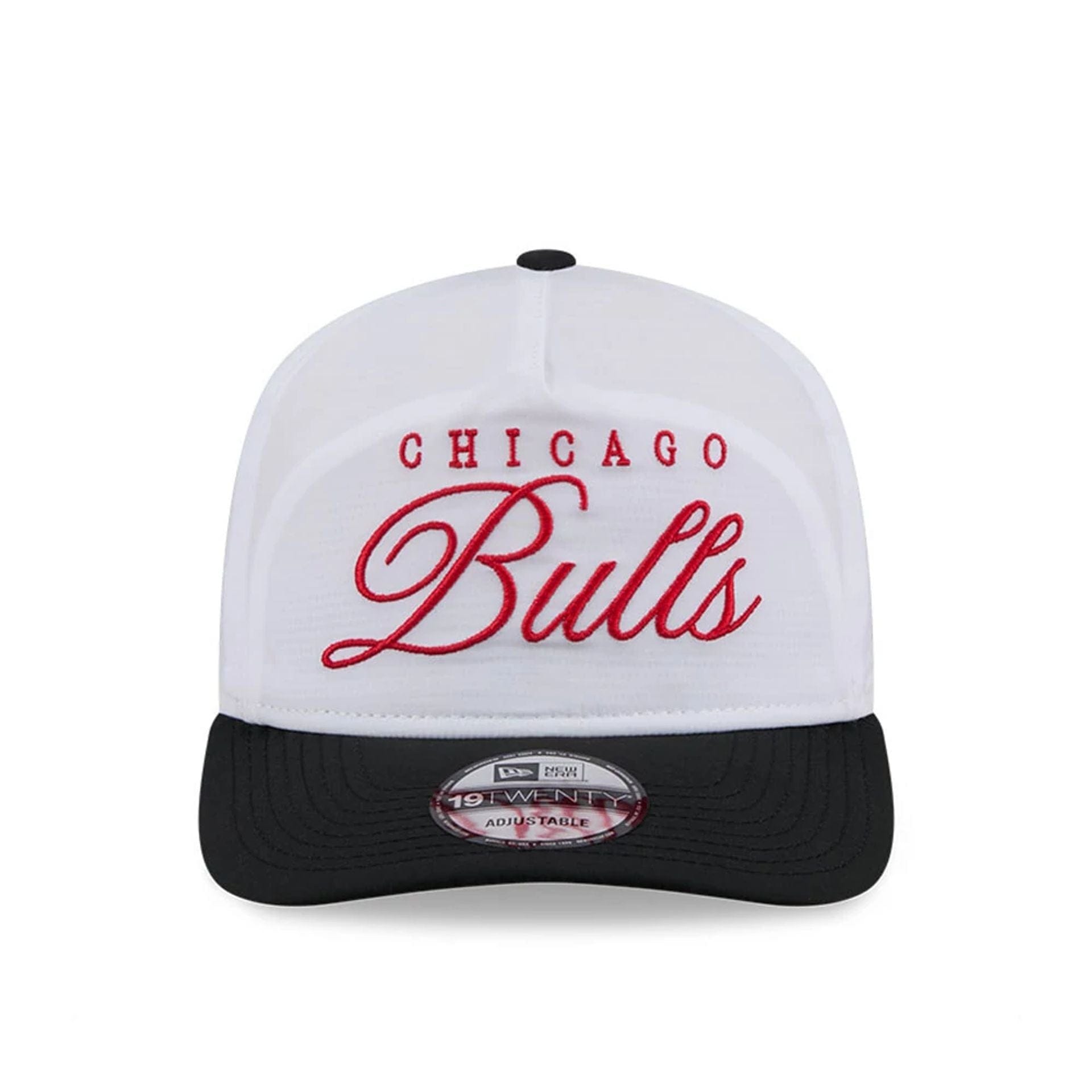This is a Chicago Bulls NBA Draft 2025 White 19TWENTY Adjustable Cap 3