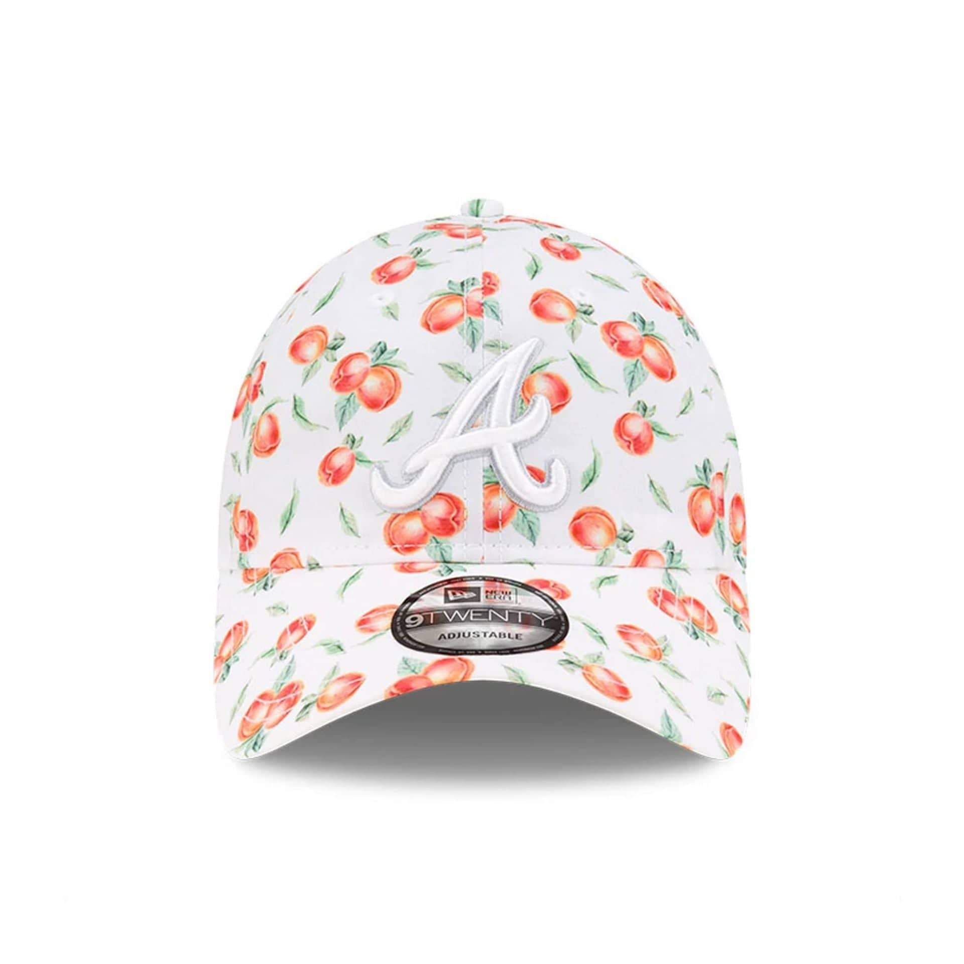 This is a Atlanta Braves MLB Peaches White 9TWENTY Adjustable Cap 3