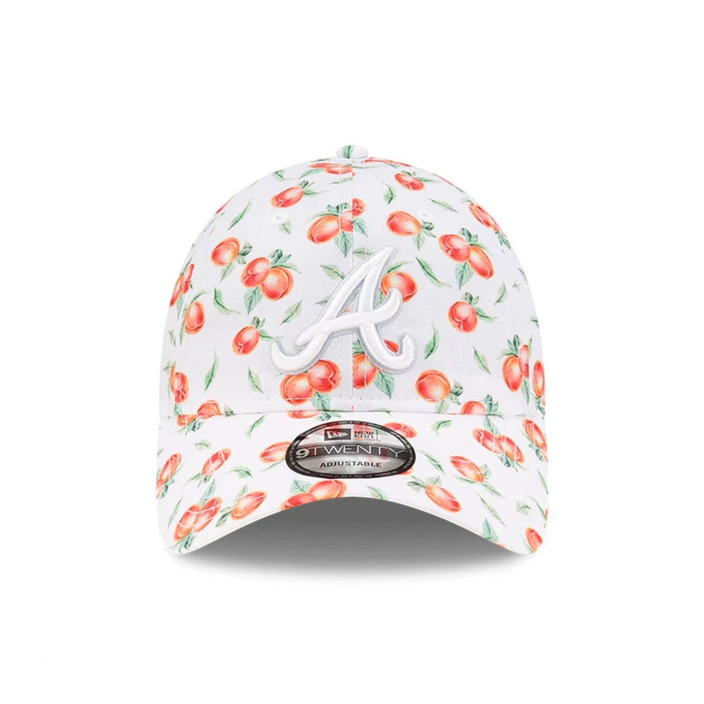 This is a Atlanta Braves MLB Peaches White 9TWENTY Adjustable Cap 3