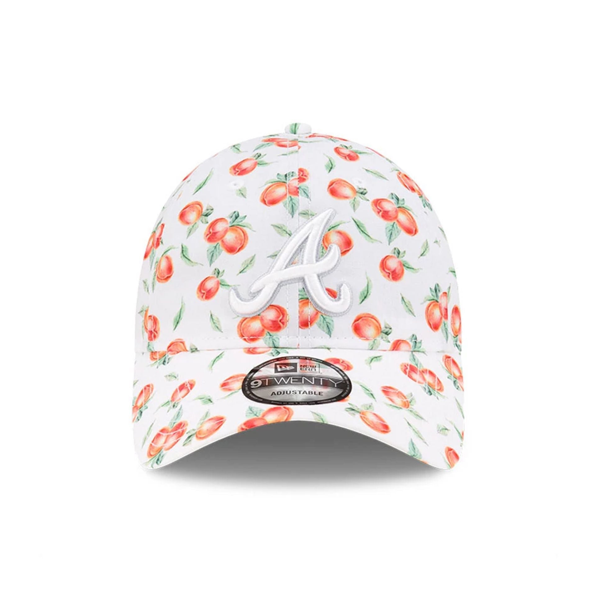 This is a Atlanta Braves MLB Peaches White 9TWENTY Adjustable Cap 3