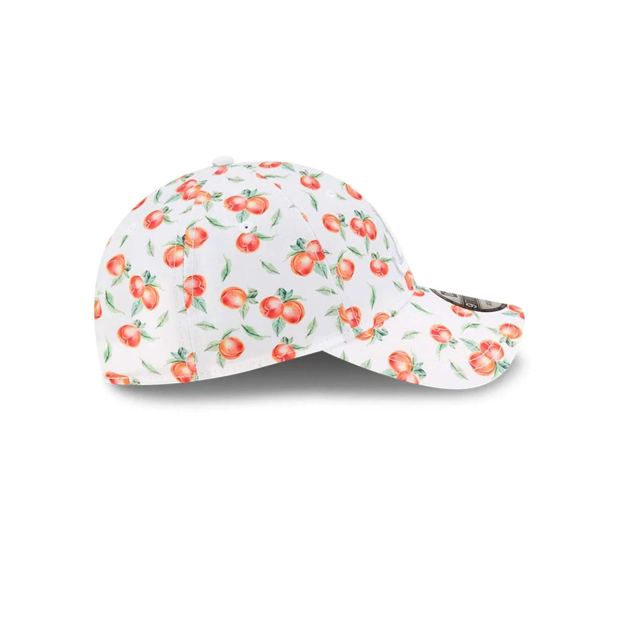 This is a Atlanta Braves MLB Peaches White 9TWENTY Adjustable Cap 6