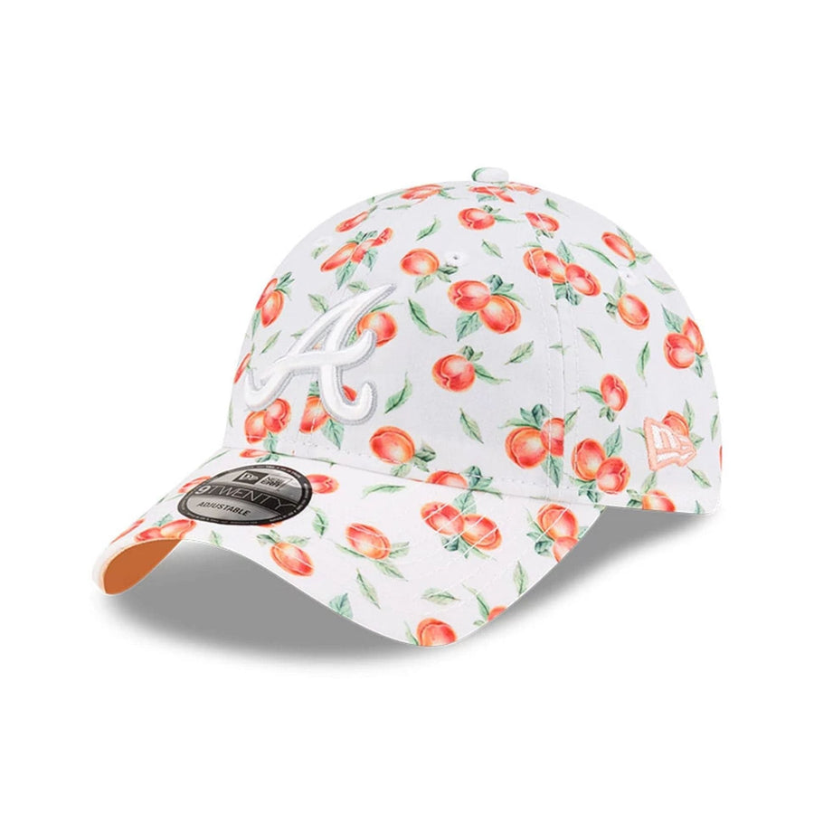 This is a Atlanta Braves MLB Peaches White 9TWENTY Adjustable Cap 1