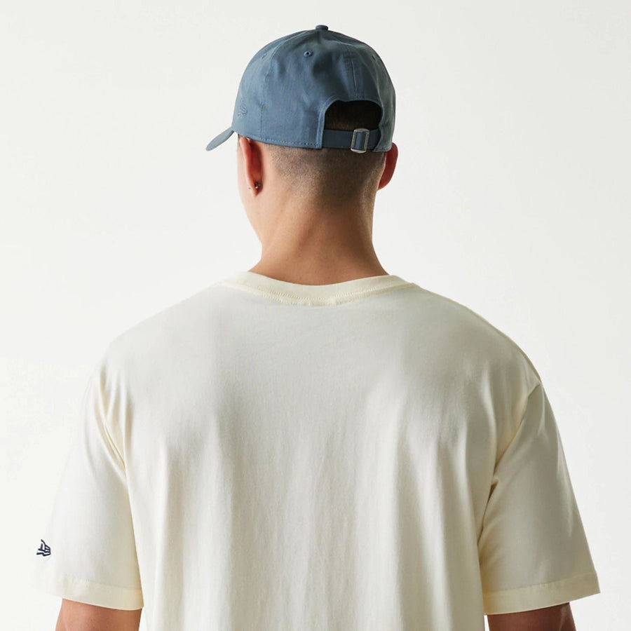 The Male model is wearing New York Yankees MLB Sport Classic Cream T-Shirt 6