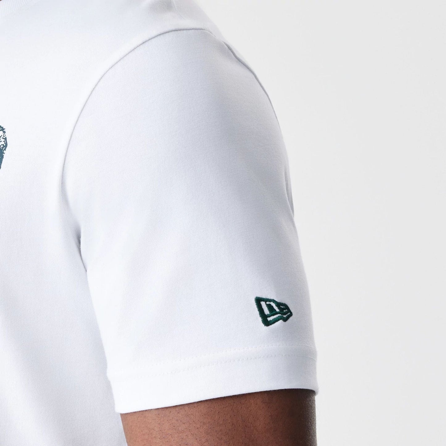 The Male model is wearing Caddyshack Caddy Day Tournament White T-Shirt 5