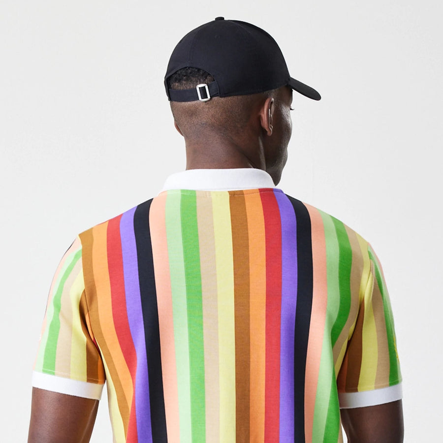 The Male model is wearing Caddyshack BushWood Multi Polo T-Shirt 7