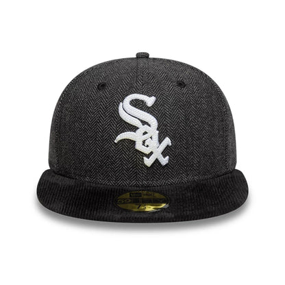 This is a Chicago White Sox MLB Cord Black 59FIFTY Fitted Cap 3