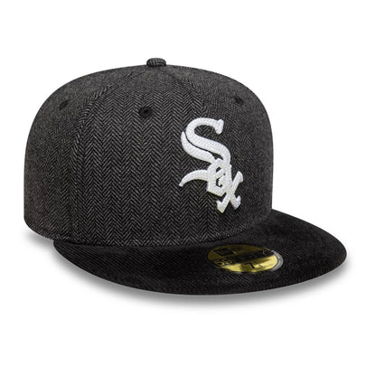 This is a Chicago White Sox MLB Cord Black 59FIFTY Fitted Cap 4
