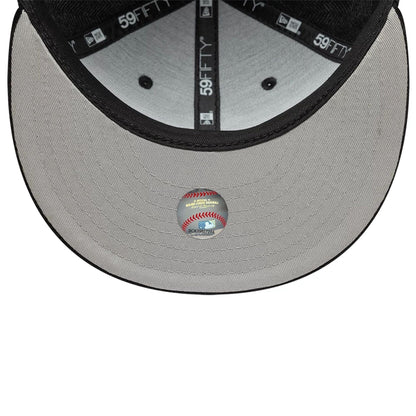 This is a Chicago White Sox MLB Cord Black 59FIFTY Fitted Cap 2