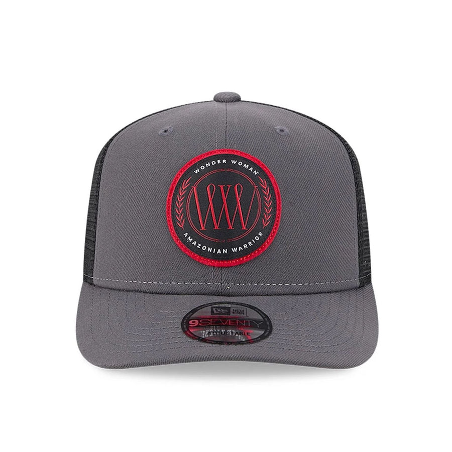 This is a Wonder Woman Dark Grey 9SEVENTY Stretch Snap Adjustable Cap 3