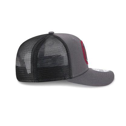 This is a Wonder Woman Dark Grey 9SEVENTY Stretch Snap Adjustable Cap 6